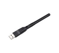 Cpolebev Tarjeta Inalámbrica RT5370 Portátil 2.4G 150Mbps Adaptador WiFi USB Antena WiFi Receptor WiFi USB para PC y TV Box