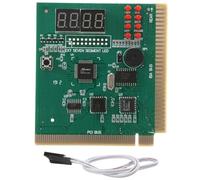 Cpolebev Tarjeta PCI de DiagnóStico de 4 DíGitos Placa Madre de PC Analizador de Comprobador Posterior Comprobador PortáTil