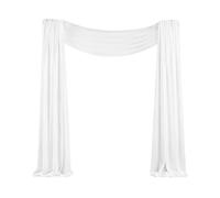 Cpolebev Tela para Drapeado de de Boda, 1 Panel, 29,5 Pulgadas X 19,6 Pies, Cortinas de Transparente para Ceremonia de Boda