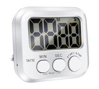Cpolebev Temporizador De Cocina Digital, Pantalla Grande De Fuente Grande, Temporizador De Cocción Trasero Magnético, Alarma