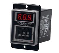 Cpolebev Temporizador de Retardo ASY-3D, Relé de Tiempo, 8 Pines, CA 220 V, Pantalla de Dígitos, Temporizador Programable, Relé de Retardo, Temporizador 999S