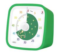 Cpolebev Temporizador Visual de 60 Minutos con Estuche Protector, Temporizador de Disco de Dinosaurio para Niños y Adultos, Herramienta de Gestión del Tiempo de Cuenta Regresiva Silenciosa