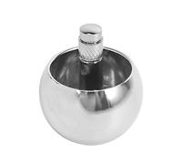 Cpolebev Tippe Top Metal Flip Over Top Peonza Giratoria de Acero Inoxidable IncreíBle Regalo de Juguete, Plata