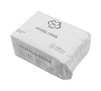 Cpolebev Toalla de Lavado Desechable 100PCS, Toalla Limpia, Fabricada en AlgodóN, Retire la Toalla de Maquillaje, Lave el Tejido