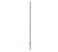 Cpolebev Tornillo de Plomo T8 de 500 Mm y Tuerca de LatóN (Rosca, Paso de 2 Mm, 4 Arranques, Plomo de 8 Mm) para el Eje Z de la Impresora 3D