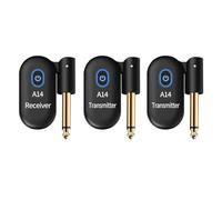 Cpolebev Transmisor Inalámbrico de Guitarra Eléctrica A14 2 A 1 Transceptor Inalámbrico Inalámbrica para Guitarra