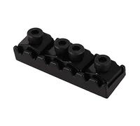 Cpolebev Tuerca de Bloqueo de 7 Cuerdas Tuerca de Guitarra Eléctrica Trémolo Bridge 48Mm (Negro)