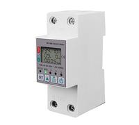 Cpolebev Tuya 63A 110V 220V WiFi Medidor de EnergíA Kwh FuncióN de TemporizacióN del Interruptor de MedicióN con Voltaje, Corriente y ProteccióN Fugas