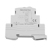 Cpolebev Tuya Smart Life ZigBee Disyuntor Din Rail 1P Monopolar Contacto Seco Temporizador Relé App Control Remoto Temporizador Inteligente