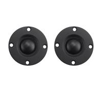 Cpolebev Tweeter Altavoz 6 Ohm 30W HiFi Película de Seda de Cúpula Blanda Altoparlante Neodimio Disipador de Dentado 2 Pcs