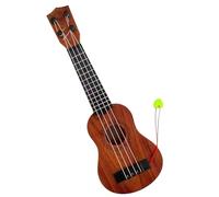 Cpolebev Ukelele para NiñOs de 17 Pulgadas, Guitarra de 4 Cuerdas, Miniguitarra, Instrumentos Musicales para NiñOs, Juguetes con PúAs para NiñOs PequeñOs, NiñOs y NiñAs, A