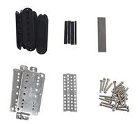 Cpolebev un Juego de Guitarra Humbucker Kits de Recolección de Accesorios/Placa de Base de Cuproníquel/Espaciador/Bobina/Barra de Poste/Barra Alnico V Imán