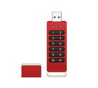 Cpolebev Unidad USB Segura, Unidad Flash USB Cifrada de 32 GB Memoria de ContraseñA de Hardware con Teclado Flash de Disco USB 3.1