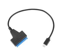 Cpolebev USB 3.1 Tipo C (USB C/para 3 Compatible) a SATA III 2.5in Adaptador de Disco Duro
