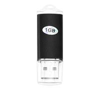 Cpolebev USB Memory Stick Flash Pen Drive U Disk para Pc TV Color: Negro Capacidad: 1Gb