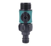 Cpolebev VáLvula de PláStico con Rosca Macho de 3/4 de Pulgada Conector RáPido Lavado de AutomóViles Instalaciones de TuberíA de Riego de JardíN Prolongar el Interruptor de La Manguera 1 PC