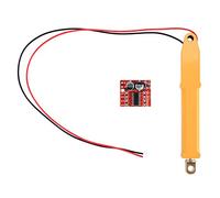 Cpolebev Varilla de Empuje de Metal EléCtrica N20 para Cilindro de Metal de CamióN Volquete de Excavadora RC con Placa de Accionamiento de Motor -6V