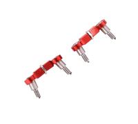 Cpolebev Varilla de Enlace de Varilla de RóTula Trasera de Metal para K969 K979 K989 K999 P929 P939 1/28 RC Car Upgrades Piezas Accesorios, Rojo