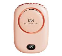 Cpolebev Ventilador Mini USB Enfriador Recargable Ventilador Viaje de Mano PortáTil Silencioso Ventiladores EléCtricos PequeñOs Rosa