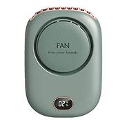 Cpolebev Ventilador Mini USB Enfriador Recargable Ventilador Viaje de Mano PortáTil Silencioso Ventiladores EléCtricos PequeñOs Verde