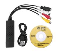 Cpolebev Vídeo Audio VCR USB Tarjeta De Captura De Vídeo A Convertidor De DVD Adaptador De Tarjeta De Captura