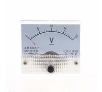 Cpolebev Voltimetro Analogico CC 0~20V 85C1-V Clase 2.5