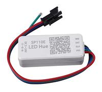 Cpolebev Ws2812B Sk6812Rgb Sk6812Rgbw Mini Controlador Bluetooth Sp110E, Soporta Todos Los Led Tira/Luz Del Módulo/Panel/Cable, Aplicación Ios/Android 1024 Píxeles Dc5V-12V