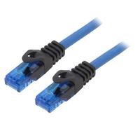 CPP020 Cable de conexión U/UTP 6a alambre Cu azul 20m 24AWG LOGILINK