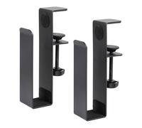 CPROSP 1 Par Almacenamiento Lateral de Escritorio, Ajustable Soporte Vertical Portatil para Guardar Portátiles, Tabletas, Teclados, Libros, Refrigerar Ordenadores, Interior de Silicona Antiarañazos