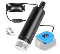 CPROSP Bomba Sumergible Compatible con Batería Bosch PBA 18V (Batería no incluida), 30L/min Bomba de Transferencia, Bomba de Agua Portátil para Aguas Residuales, para Piscina, Jardín, Estanques