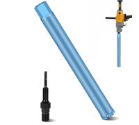 CPROSP Corona de Diamante para Hormigon Ø 62mm L 460mm, Broca con Adaptador SDS-PLUS, Diamantina para Perforar en Hormigón, Hormigón Armado, Mampostería y Piedra