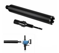 CPROSP - Corona de diamante para zanahoria (diámetro 68 mm, 1 ¼ de pulgada UNC con adaptador SDS PLUS, L 420 mm, para zanahorias en hormigón, hormigón armado, mampostería y piedra