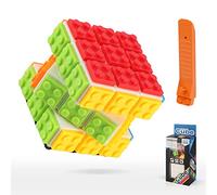 CPROSP Cubo Mágico 3x3, Speed Cube, Cubo de Velocidad, Cubo Mágico de Ladrillo Rompecabezas y Ladrillos en 1 para Niños y Adultos Regalo