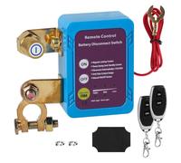 CPROSP Desconectador de Bateria Coche 12V 240A con 2 Telecontrol, Interruptor de Desconexión de Batería Remota, para ATV, Barco, Automóviles, RV, Camión