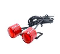 CPTDE Intermitentes LED Para Motocicleta, Foco DC12V | Luz Led Estroboscópica Con Soportes, 2x7 Colores, 5w, Ojo De Águila, Intermitente, Luces Circulación Diurna Para