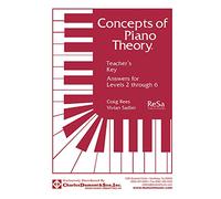 CPTKEY - Conceptos de teoría del piano - Respuestas clave del maestro para los niveles 2 a 6