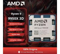 AMD Ryzen 9 9950X3D procesador 4,3 GHz 144 MB L2 & L3 Caja