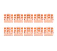 CPU Cooler Heat Sink 10Pcs | Brass Radiator P9x4x9 for Computers/Routers/Industrial Control | Non - Corrosive Cooling Fins for Improved Heat Dissipation