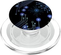 CPU PC Sci-fi Movie Geeks Tees Circuito Board Computing PopSockets PopGrip para MagSafe