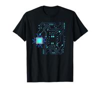 CPU PC Sci-fi Movie Tees Circuito Board Geeks Computing Camiseta
