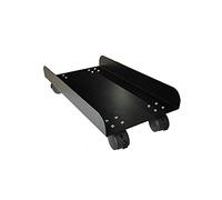 CPU Stand Wheel CPU Bracket Desktop Host Base Bracket Printer Bracket Metal Bracket Rack Bracket PC Bracket Suitable for Most PCs PC Stand (Color : White) (Black)
