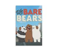 CPXBLHHW Póster decorativo de animé clásico de anime, de We Bare Bears para pared, pintura decorativa para dormitorio, 40 x 60 cm, estilo sin marco