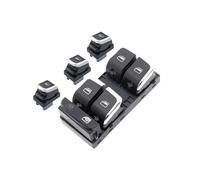 CPXCTZFZUB Interruptor de ventana Para A&udi A5 2008-2011 Sorgo Chrome Car Master Window Botón De Interruptor Control Eléctrico
