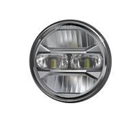 CPXCTZFZUB Para Harley Sportster Dyna Iron 883 Faro LED Para Motocicleta Proyector Angel Eyes DRL Señal De Giro Faro Delantero Moto(Yellow)