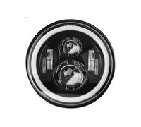 CPXCTZFZUB Para Harley Touring Ultra Classic Electra Street Glide Road King Faro LED Auxiliar Motocicleta Faro Delantero Moto(C)