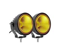 CPXCTZFZUB Para Lámpara Auxiliar De Motocicleta 20W 6000Lm Luces LED Antiniebla, Focos Conducción Faro Haz Luz Inundación Faro Delantero Moto(Floodlight Yellow-2)