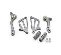 CPXCTZFZUB Pedal Freno Trasero para Motocicleta Para Ninja 250 2008-2012 Palanca De Cambio Marchas Freno Trasero Motocicleta Clavija Pie + Ala(C)