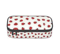 CPyuqw Estuche para lápices con estampado de ciervos y flechas de caza, organizador de bolígrafos, suministros escolares, papelería, maquillaje y uso en la oficina, Patrón moteado infinito, Talla