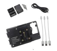 CPZPMFMKBG Soporte GPS para teléfono para BMW para R1200GS para R1250GS LC para ADV 2013-2020 Motocicleta GPS Navegación Soporte 12 Mm Accesorios USB Teléfono(A)