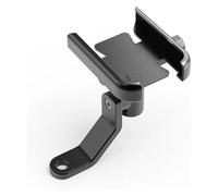 CPZPMFMKBG Soporte GPS para teléfono Soporte GPS para Motocicleta Bicicleta Teléfono Espejo Manillar Compatible con Smartphones De Entre 3,0 Y 6,5 Pulgadas(Black for Handlebar)